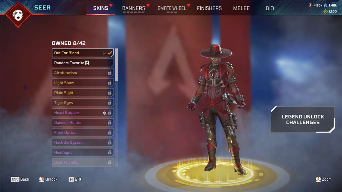 Game account sale Apex Legends